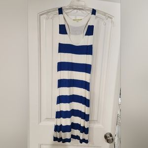 Gianni Bini blue and white striped dress. Size small